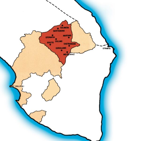 Area ellenofona del Salento nel XVI sec. e nel XX sec.